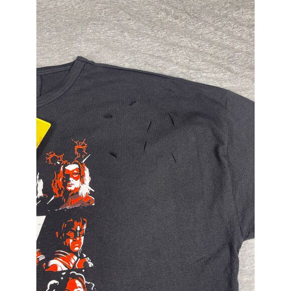 DC Comics The Suicide Squad Character Grid Distressed Oversized T-Shirt Size L - Picture 3 of 11